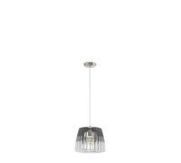 EGLO Suspension Artana, lampe suspendue pour table à manger, acier nickel