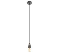 Eglo Suspension Avoltri E27 Max. 60W IP20 Bois Patine Noire Antique Vintage
