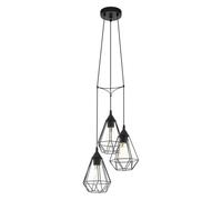 Eglo Tarbes Suspension 3xE27 Noir