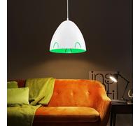 Eglo Suspension Lampe Plafond Pour Table Blanc Vert Vintage Séjour H 110 cm