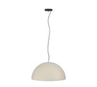 Eglo Suspension luminaire Gaetano 1, lustre pour salon et salle à manger, lampe de plafond suspendue en métal noir et couleur sable, douille E27, Ø 53,5 cm