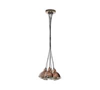 Eglo Suspension Priddy 1, lampe suspendue vintage 7 flammes style