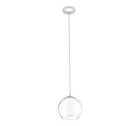 Eglo Toma Boule Suspension, Métal, E27, Transparent