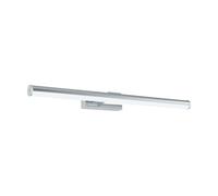 Eglo LED Applique Vadumi, lampe miroir, applique murale en plastique, lampe | de salle de bain en chrome et blanc, LED pour pièces humides lumière neutre, IP44, L 60 cm
