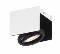 Eglo Vidago Lampe LED Plafond 5,4W Blanc/Noir Dimmable 3000K