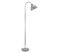 Eglo Vintage 49334 Lampadaire de La Série Bolegh en Acier Argenté Vieilli