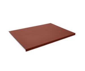 Eglooh - Adamantis - Sous main cuir véritable avec Protège-rebord - Tapis bureau cuir Lisse et Tapis de souris XXL - Set bureau Fabriqué en Italie