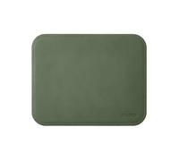 eglooh - Herms - Tapis de Souris en Cuir Vert cm 25x20 - Tapis Souris pour Bureau avec Coutures Artisanales et Angles Ronds - Made in Italy