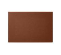 Eglooh - Mercurio - Sous main Bureau en Cuir Orange Marron Naturel cm 80x50 - Coutures Artisanales et Fond Antidérapant - Made in Italy