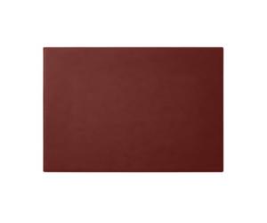 Eglooh - Mercurio - Sous main Bureau en Cuir Rouge Bordeaux cm 65x45 - Coutures Artisanales et Fond Antidérapant - Made in Italy