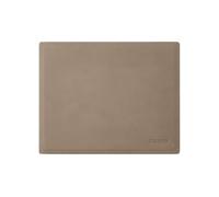 eglooh - Mercurio - Tapis de Souris en Cuir Gris Tourterelle cm 25x20 - Tapis Souris pour Bureau avec Coutures Artisanales et Fond Antidérapant - Made in Italy
