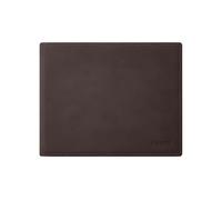 eglooh - Mercurio - Tapis de Souris en Cuir Marron Brun cm 25x20 - Tapis Souris pour Bureau avec Coutures Artisanales et Fond Antidérapant - Made in Italy