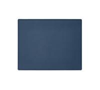 eglooh - Palladio - Tapis de Souris en Vrai Cuir Bleu cm 25x20 - Tapis Souris pour Bureau avec Coutures Artisanales et Fond Antidérapant - Made in Italy