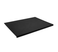 Eglooh Talia Sous Main Bureau Cuir Régénéré avec Profilé en Acier - Tapis de Bureau Cuir XXL Sans Couture, Tapis Antidérapant - Made in Italy