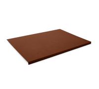 Eglooh Talia Sous Main Bureau Cuir Régénéré avec Profilé en Acier - Tapis de Bureau Cuir XXL Sans Couture, Tapis Antidérapant - Made in Italy