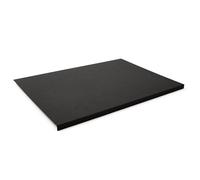 Eglooh - Talia - Sous main Bureau en Cuir Gris Anthracite cm 70x50 - Design Moderne, Résistant Structure en Acier avec un Profil Antérieur à L, Fond Antidérapant - Made in Italy