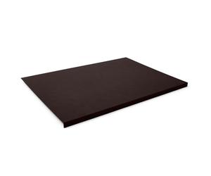 Eglooh - Talia - Sous main Bureau en Cuir Marron Brun cm 70x50 - Design Moderne, Résistant Structure en Acier avec un Profil Antérieur à L, Fond Antidérapant - Made in Italy
