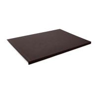 Eglooh - Urania - Sous main Bureau en Cuir Marron Brun cm 70x50 - Résistant Structure en Acier avec un Profil Antérieur à L, Coutures Artisanales, Fond Antidérapant - Made in Italy