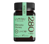 Egmont Honey Miel de Manuka 280+ MGO original de Nouvelle Zélande UMF 10+ | 100% pur & certifié (500g)