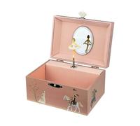Egmont Toys Boîte à bijoux musicale - Boîte à bijoux musicale à manivelle « Ballerina » en 6 designs - Miroir et espace de rangement - Cadeau idéal à partir de 3 ans (princesse)