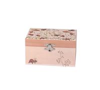 Egmont Toys Boîte à bijoux musicale - Boîte à bijoux musicale à manivelle « Ballerina » en 6 designs - Miroir et espace de rangement - Cadeau idéal à partir de 3 ans (coccinelle)