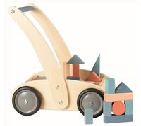 Chariot de marche avec blocs en bois