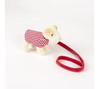 Egmont Toys chien en peluche Eliot avec ceinture et veste dans le panier - jouet en peluche