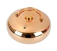 EGNIAN Cuivre Bouillotte avec Housse Polaire - Housse Premium Douce et Molleton - Grande Capacité 1,8 L - Bouillotte Eau Chaude pour Soulagement,Outils de Chauffage sûrs