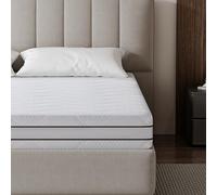 EGO HOME Matelas 100 x 200 cm, dureté H2/H3, 7 Zones, en Mousse à mémoire de Forme, réversible, Hauteur 16 cm, enroulé, Protection du Dos, Housse Douce, certifié Öko-Tex