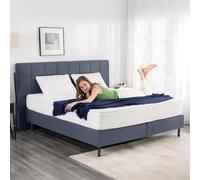 EGO HOME Matelas 140 x 200 cm, dureté H3, 23 cm, Ergonomique, en Mousse Froide, 7 Zones, de qualité supérieure, avec Housse Lavable, Respirant, certifié Öko-Tex