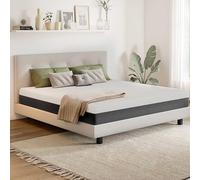 EGO HOME Matelas 160 x 200 cm, 20 cm de Hauteur, H3, en Mousse à Froid, 3 Couches de Mousse à Froid, utilisable des Deux côtés, soulage la Pression, élastique ponctuel, Respirant, Doux pour Le Dos