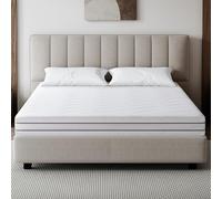 EGO HOME Matelas 90 x 200 cm, dureté H3 et H2 16 cm, 7 Zones, Ergonomique, en Mousse à mémoire de Forme, 2 en 1, élastique ponctuel, certifié Öko-Tex