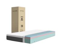 EGO HOME Matelas en Mousse à Froid 90 x 200 cm, 20 cm, Doux, avec 3 Couches de Mousse à Froid, utilisable des Deux côtés, soulage la Pression, élastique ponctuel, Respirant, protège Le Dos, certifié