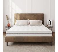 EGO HOME Matelas en Mousse Froide, 100 x 200 cm, H4, 7 Zones, Hauteur : 16 cm, Matelas Confortable, Enroulable, certifié Öko-Tex et CertiPUR