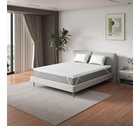 Ego Home Surmatelas 140 x 190 cm, Hauteur 7 cm, avec Mousse de Coupe 7 Zones, certifié Öko-TEX, surmatelas 140 x 190 cm, pour lit à sommier tapissier, Matelas, canapé-lit