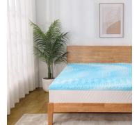 EGO HOME Surmatelas 180 x 200 cm, 7 Zones, en Mousse Gel, certifié CertiPUR UE, sans Housse, pour lit à sommier tapissier, Matelas, canapé-lit