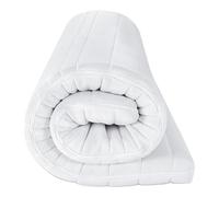 EGO HOME Surmatelas 180 x 200 cm - Surmatelas en mousse à mémoire de 8 cm H2, doux, surmatelas de confort premium avec housse amovible et lavable, respirant - Surmatelas de haute qualité pour lit à re