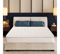 Ego Home Surmatelas, 80 x 200 cm, Hauteur 7 cm, avec Noyau en Mousse Confortable, pour lit à sommier tapissier, Caravane, canapé-lit, Housse Filet 3D, Lavable, certifié Oeko-TEX