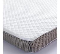 EGO HOME Surmatelas de 5 cm de Hauteur en Mousse à mémoire de Forme certifié Öko-TEX, surmatelas pour lit à sommier tapissier, canapé-lit, Mousse à mémoire de Forme, Blanc, 160 x 200 cm