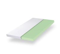 Ego Home Surmatelas en Gel 90 x 200 cm H3 Doux avec extrait de thé Vert, certifié Öko-TEX, 90 x 200 cm, pour lit à sommier tapissier, canapé-lit, Housse en Gel, Mousse Froide, Hauteur 9 cm