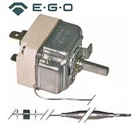 EGO Thermostat 55.19036.801 compatible avec mareno Température max. 180 °C 1 broches Sonde Ø 6 mm x 130 mm 16 A 1 NO 100-180 °C