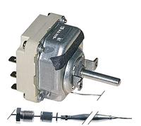 Ego Thermostat 95-195 °C Max. 195 °C 3NO 3 Broches sonde Ø 6 mm L : 117 mm 16 A Régulateur de température 55.34034.801 pour Küppersbusch, Modulaire, Mastro, GIGA, Virtus, Silko, Star-10