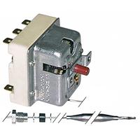 EGO Thermostat de sécurité 55.32542.835 compatible avec lincar, Mbm, Sonde Température Bartscher Max. 225 °C 3 broches Ø 6 mm x 94 mm 20 A