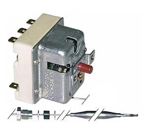 EGO Thermostat de sécurité 55.32542.835 compatible avec lincar, Mbm, Sonde Température Bartscher Max. 225 °C 3 broches Ø 6 mm x 94 mm 20 A