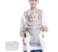 Egobaby-Sac à dos ergonomique respirant en coton Omni Baby Electrolux, support initié, ceinture à la taille, bretelles, 360 Black