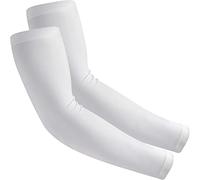 EGOFLEX Manchons de compression pour homme et femme - Protection solaire UV - Pour tatouage, baseball, basket-ball, football, golf, course à pied, blanc, Large
