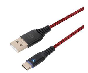 EgoGear - Câble de Recharge tressé USB-C de 3m SCH10 Blanc et Bleu pour PS5, Xbox Series X|S, Switch, Switch Lite et Switch OLED (Rouge)