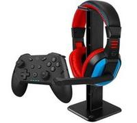 EgoGear SBP30-NS-BK accessoire de jeux vidéo Noir, Bleu, Rouge Bluetooth Manette de jeu + casque Numérique Nintendo Switch OLED, PC, Playstation 3 G
