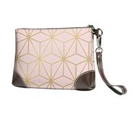 EgoMed Astral Metallic Blush Rose Or,Sacs à Main en Cuir PU pour Femmes, Pochette à Fermeture éclair, Portefeuille, Sac à Main avec dragonne