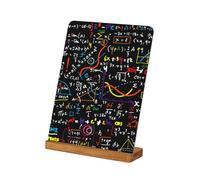 EgoMed Formule mathématique, Cadre photo en métal, cadre photo personnalisé pour table de bureau, ensemble de cadres photo,7 in